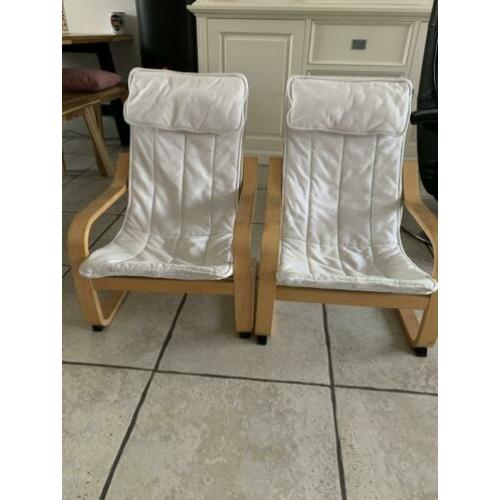 Ikea Poang Kinderstoelen 2 stuks
