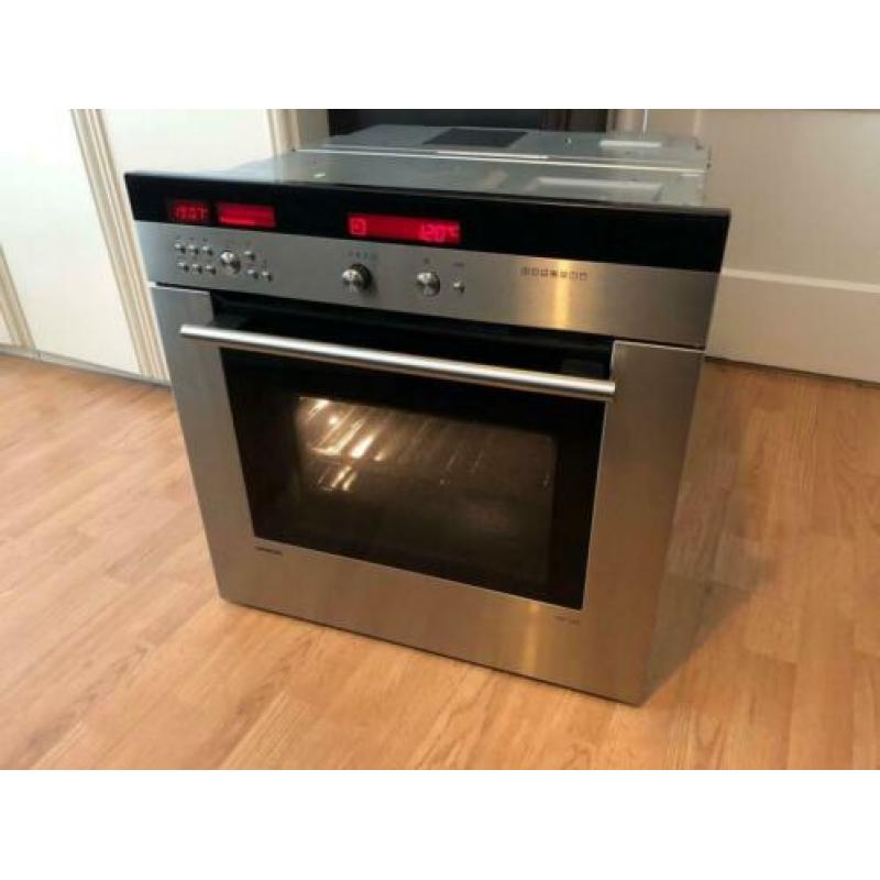 Luxe RVS Siemens inbouw combi magnetron combi oven