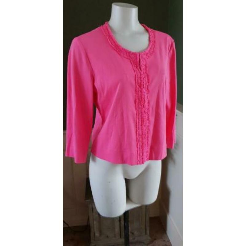 ZGAN mooie roze GERRY WEBER dames vest mt XL 44/46, vestje