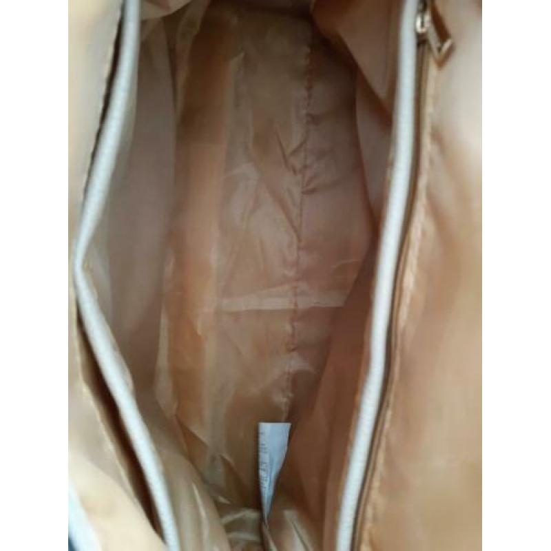 Nieuwe licht beige handtas damestas