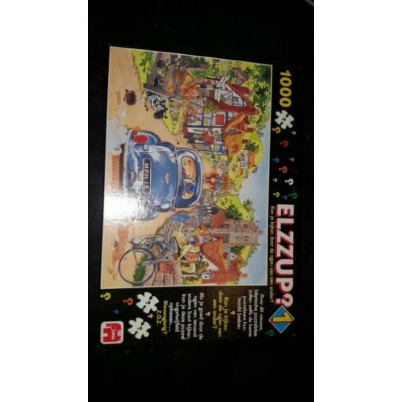 Te koop Elzup en wasgij falcon puzzels allemaal compleet