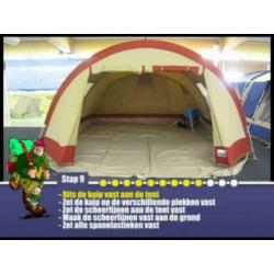 Tunnel tent 4 persoons