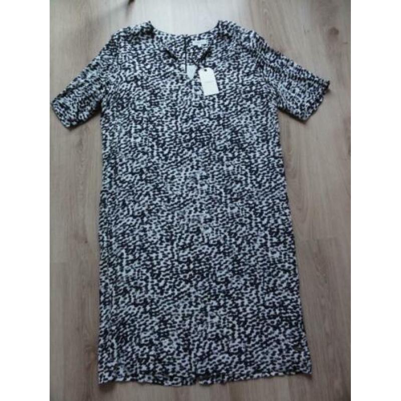 Zwarte luipaard print jurk, NIEUW van McGregor! Maat 38!