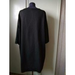 Zwarte Jurk Norah Mode maat 50.