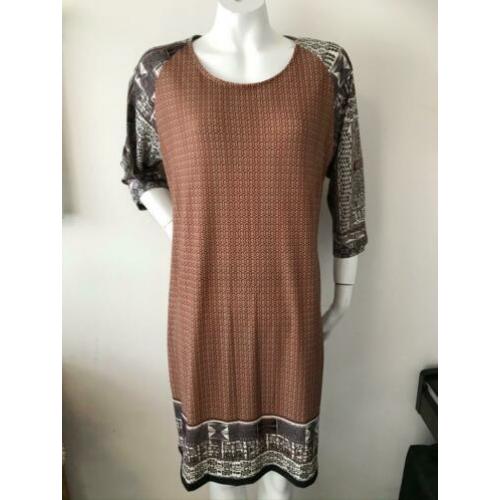 Norah, superleuke retroprint jurk, maat 42-44