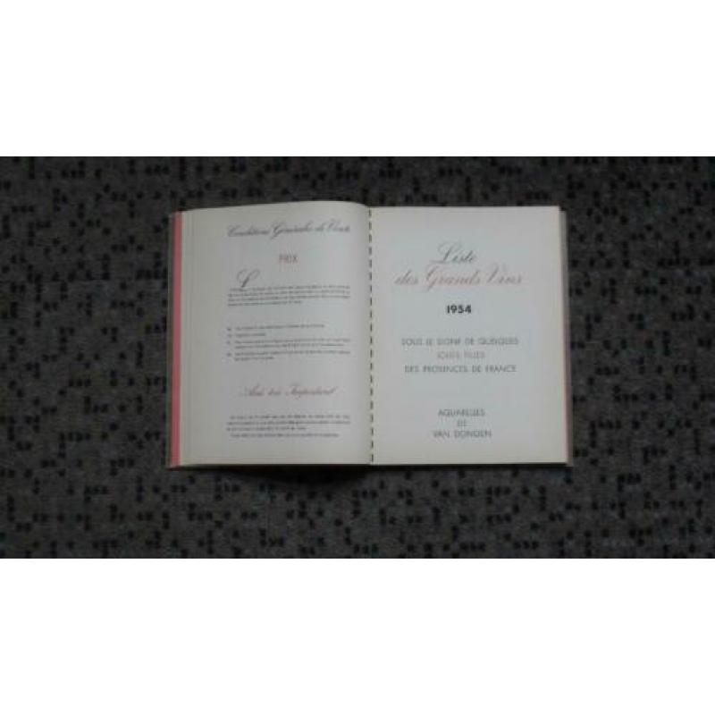 KEES VAN DONGEN ; heb boek met de 15 aquarelllen