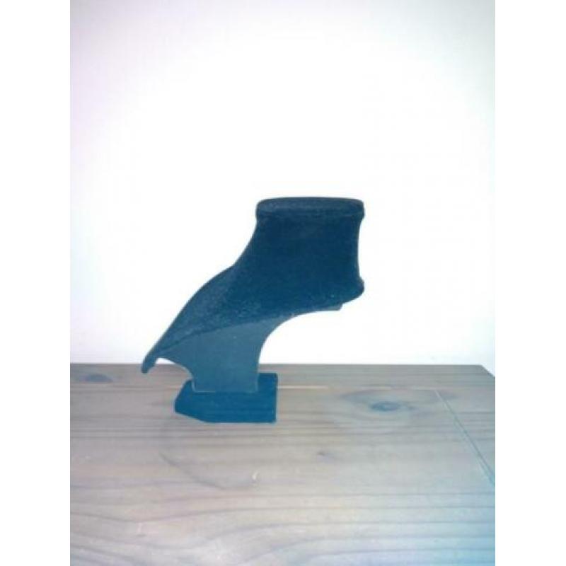 Ketting display zwart suede