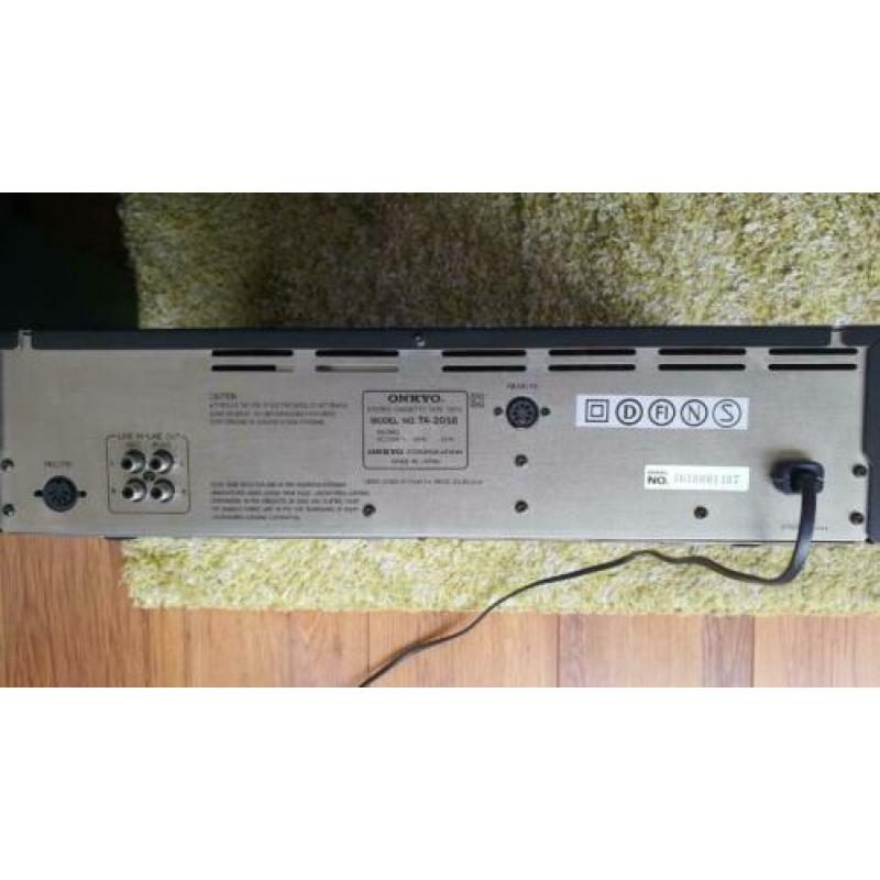 Te Koop zeer mooie Onkyo Cassette ta-2058 zonder AB