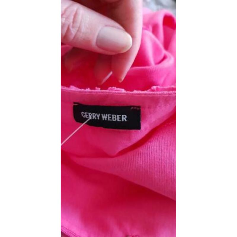 ZGAN mooie roze GERRY WEBER dames vest mt XL 44/46, vestje