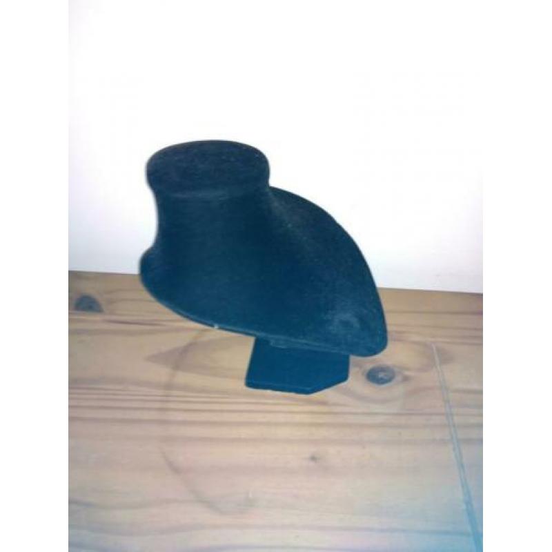 Ketting display zwart suede