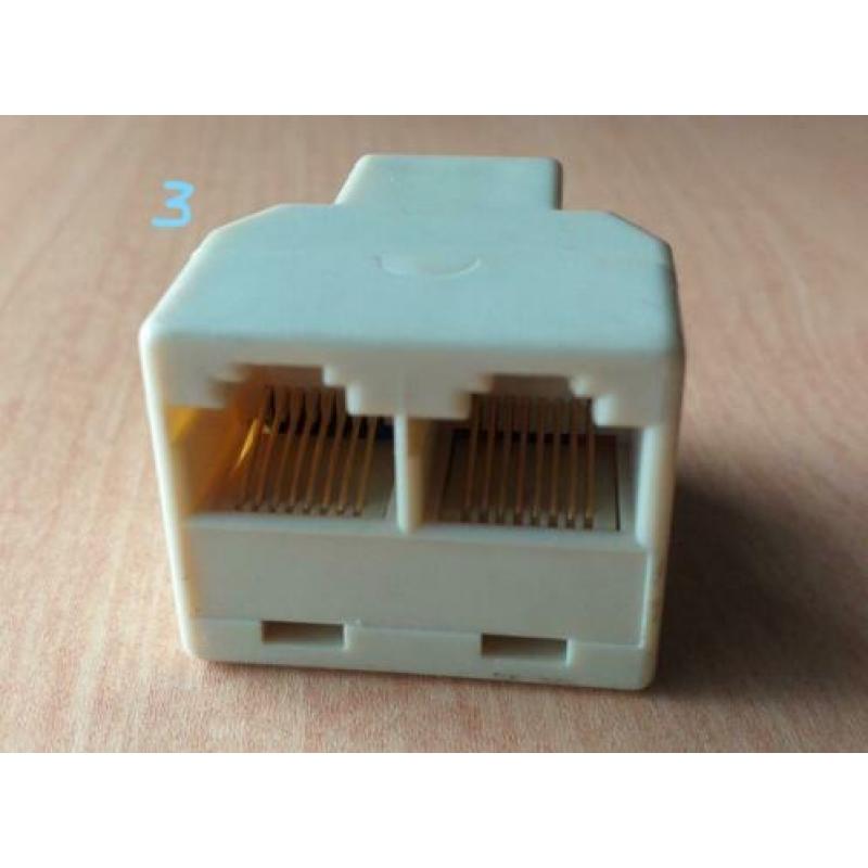 Telefoon en Tv splitter (zolderopruiming)