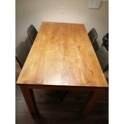 Eettafel Acacia 140x80