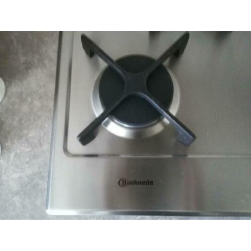 RVS zgan gaskookplaat.