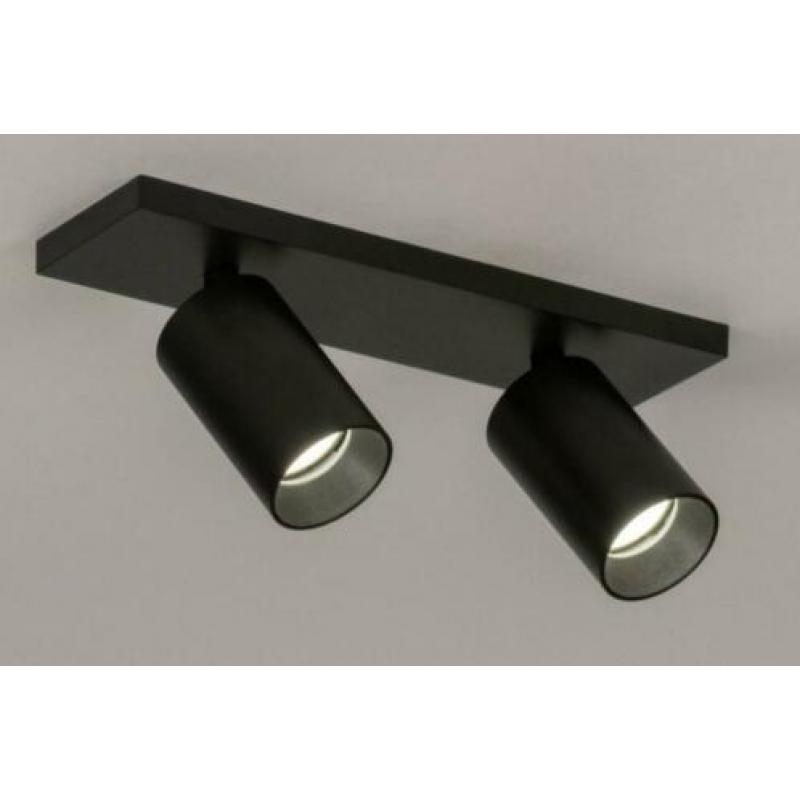 design plafondlamp spots zwart of wit slaapkamer keuken lamp