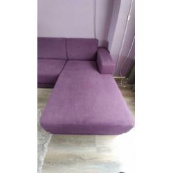hoekbank, fauteuil, hocker.
