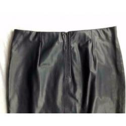 Promiss lederlook rok maat 44 (DM)