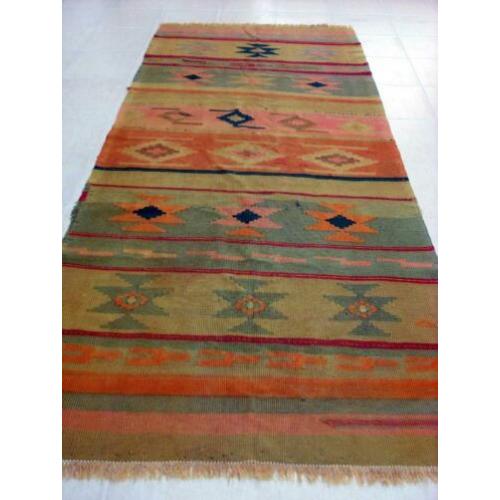 Antiek Shirvan kelim 310 x 133/Vloerkleed/Perzische tapijten