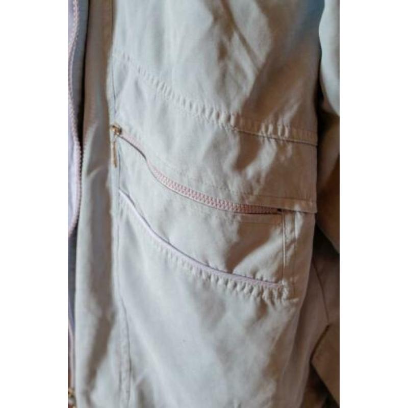Vintage Blauw Jas - High Quality Micro Satin
