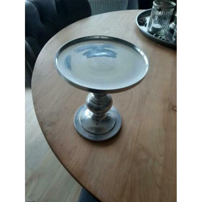 Riverdale kandelaar zilver 23 cm hoog