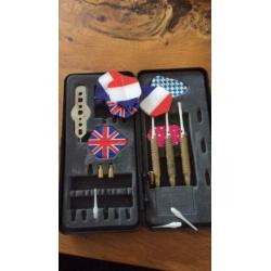 Complete dartset zie foto zwart