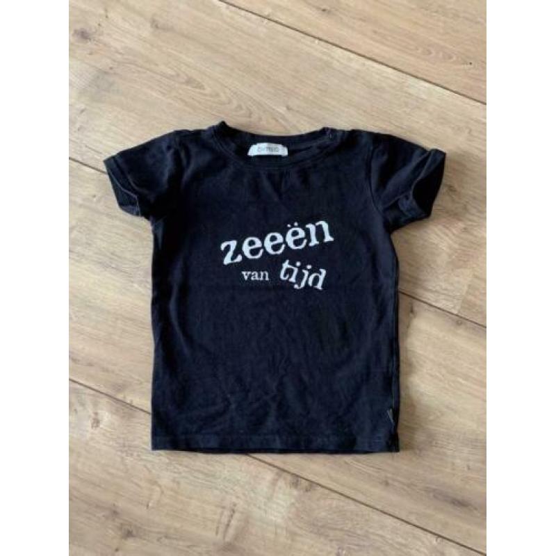Z.g.a.n. Zwart shirt met opdruk van Pimsa, maat 86 / 92