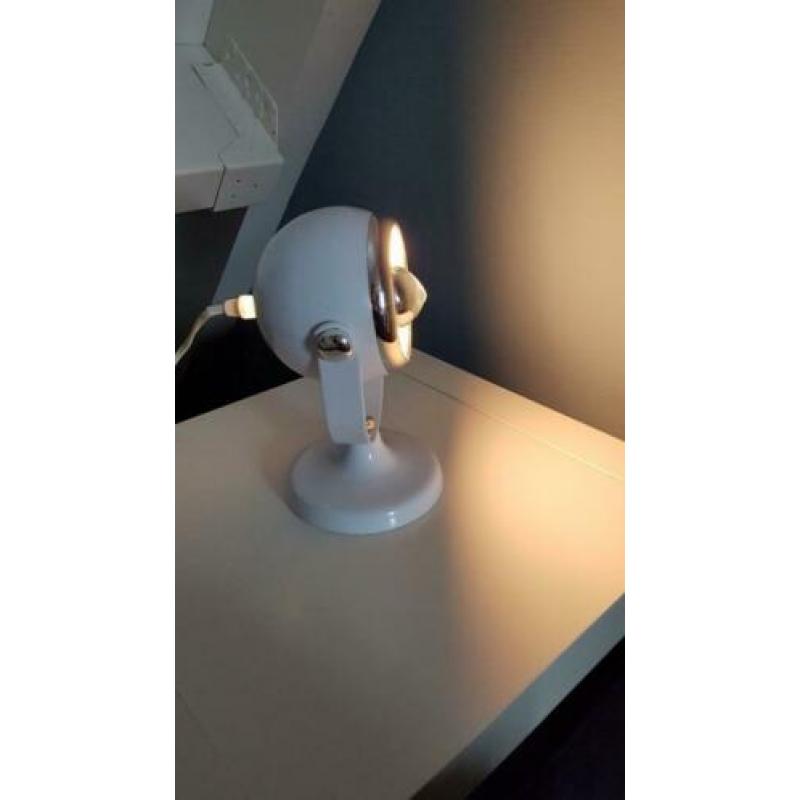 Space age look tafel lampje vintage eyeball lamp