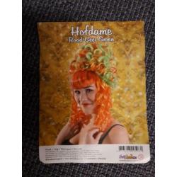 Carnaval pruiken/stoeltjes voor optocht