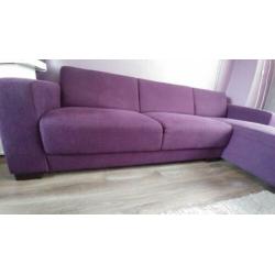 hoekbank, fauteuil, hocker.