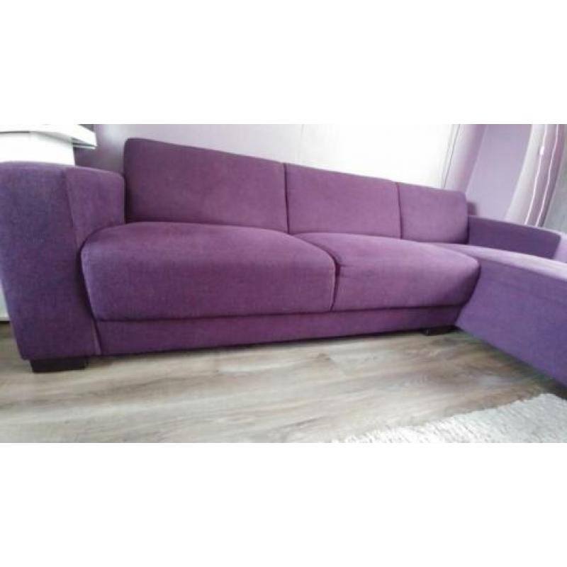 hoekbank, fauteuil, hocker.