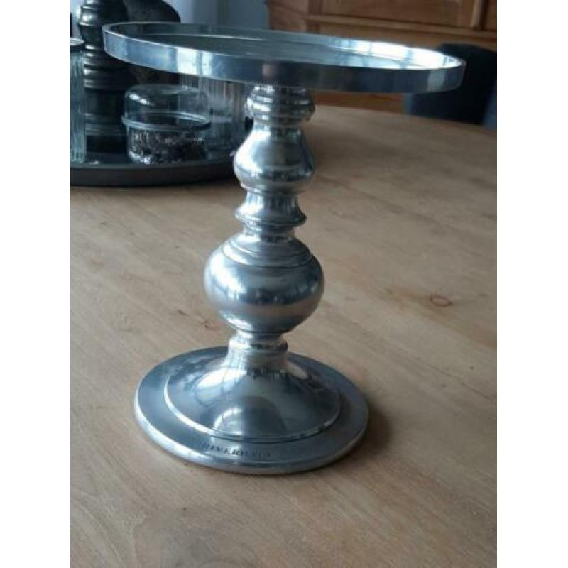 Riverdale kandelaar zilver 23 cm hoog