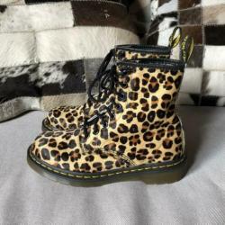 Dr Martens 10072 luipaard print haar vacht maat 38