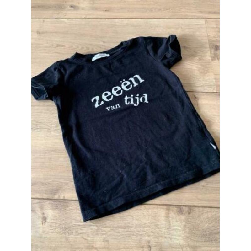 Z.g.a.n. Zwart shirt met opdruk van Pimsa, maat 86 / 92