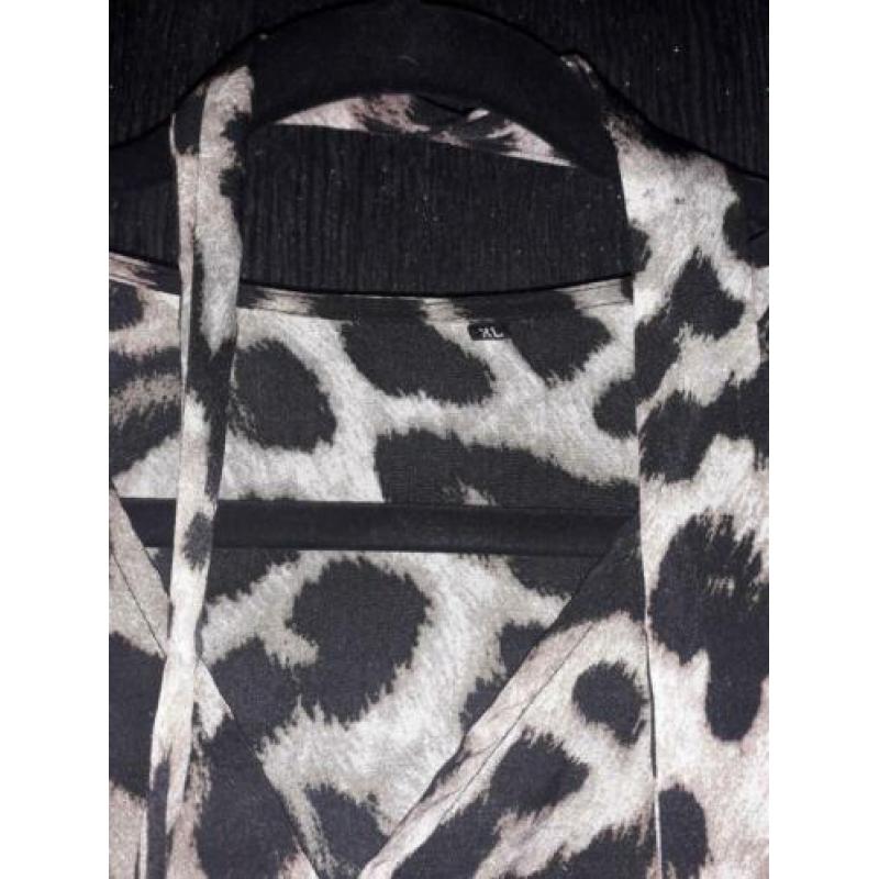 Leopard jurk xl