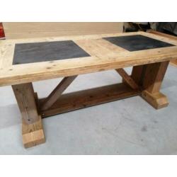 Grote eettafel Hout gebruikt steigerhout