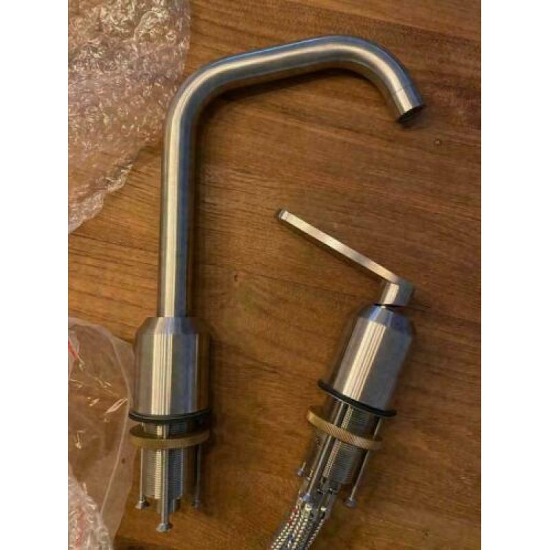 Vipp 906 mengkraan met soft stand, RVS ongebruikt
