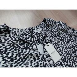 Zwarte luipaard print jurk, NIEUW van McGregor! Maat 38!