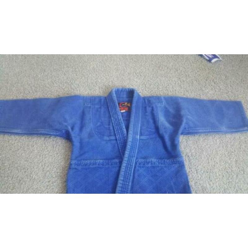 judopak BLAUW maat 140
