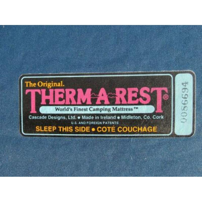 Thermarest Camprest 195 x 62 x 5 cm self inflating z.g.a.n.