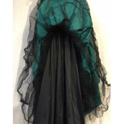 princess polyester turquoise petticoat bow maatje xs small