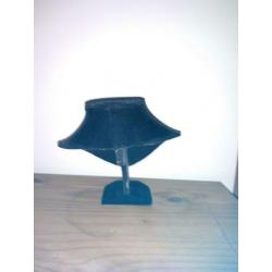 Ketting display zwart suede
