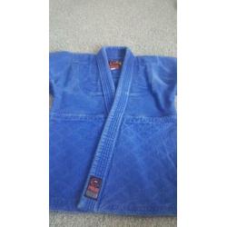 judopak BLAUW maat 140