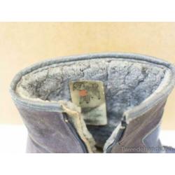Lams lederen dames laarsjes 89686