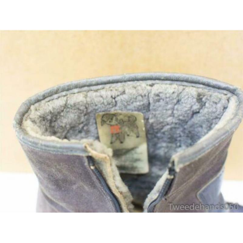 Lams lederen dames laarsjes 89686