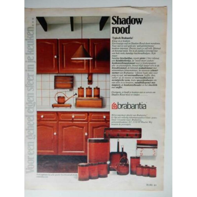 Brabantia reclame uit tijdschriften.