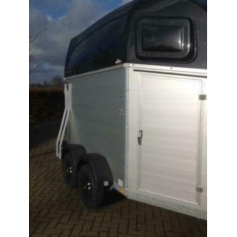 Nieuwe Bockmann 2-paardstrailer Champion Esprit silver/black