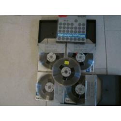 BANDRECORDER PHILIPS 5 STUK BANDEN 15 cm