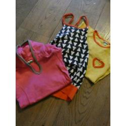 Drie jurkjes 'Billy & Lilly' maat 86-92 (lente /zomer)