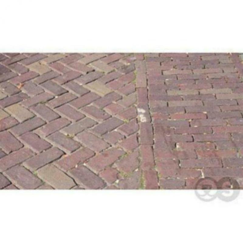 Straatklinkers KK roodbruin oud gebakken 3000 m²
