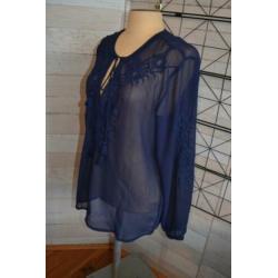 chiffon top van freequent in maat L. - nl13