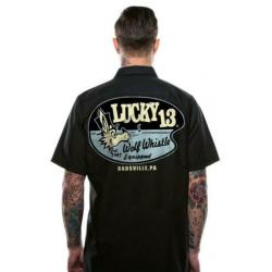 Lucky 13 workshirt wolf whistle rockabilly